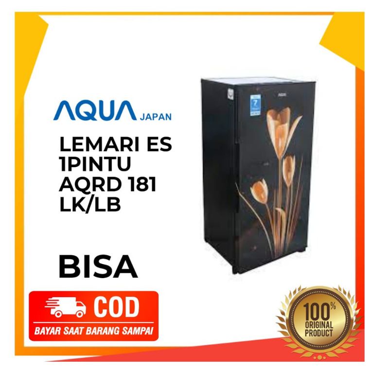KULKAS AQUA 1PINTU  AQR D181 BUNGA