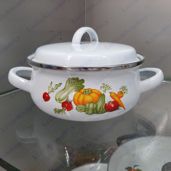 Panci Enamel 22cm Sayur Besar
