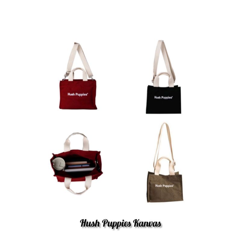 [New] Tas Hush Puppies Kanvas