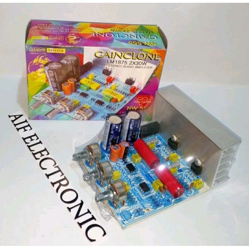 Kit Amplifier LM1875 GAINCLONE 2X30W NW-555