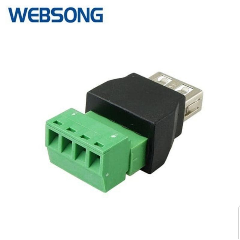 Connector PCB Terminal USB Female Websong