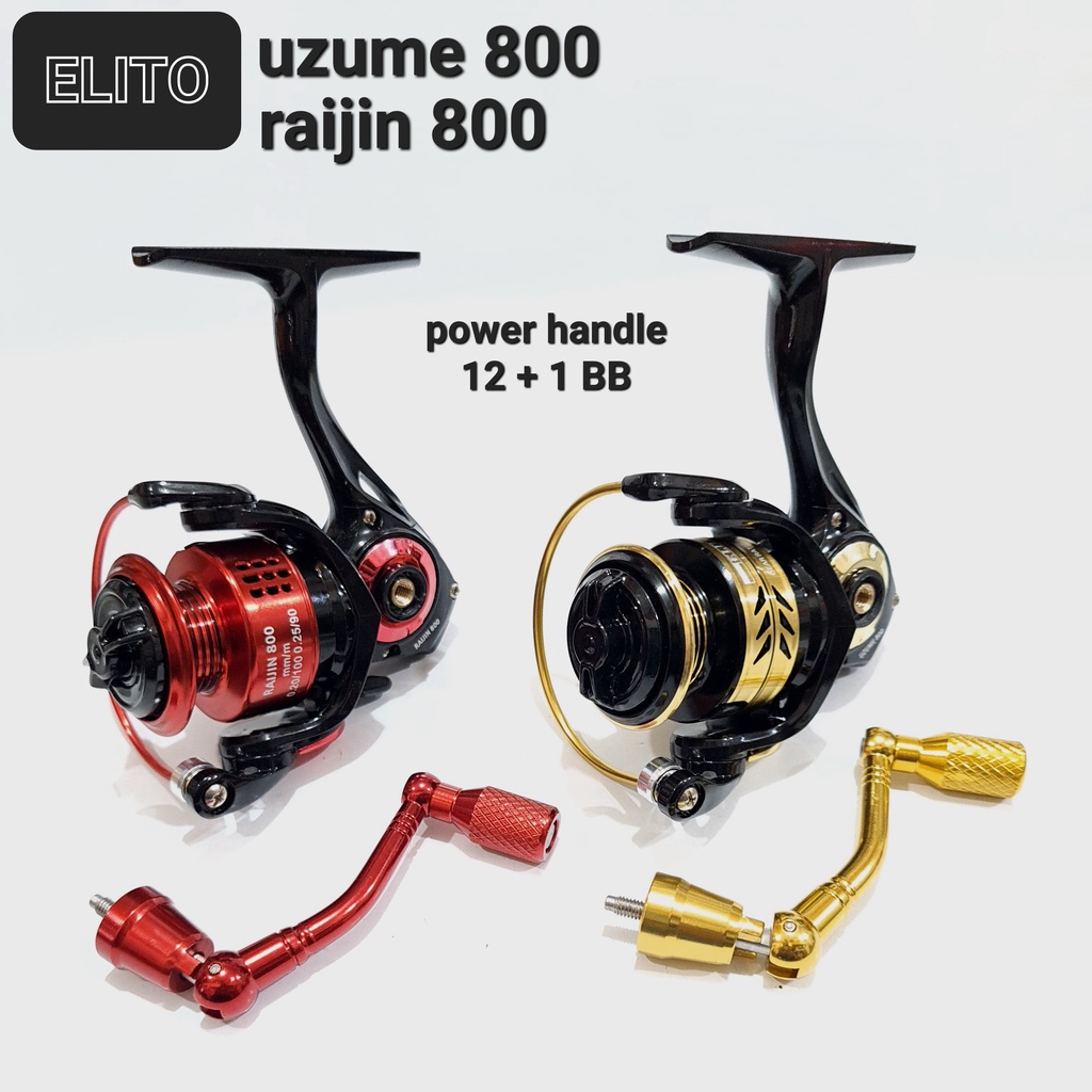 reel power handle murah elito uzume 800 / raijin 800 power handle