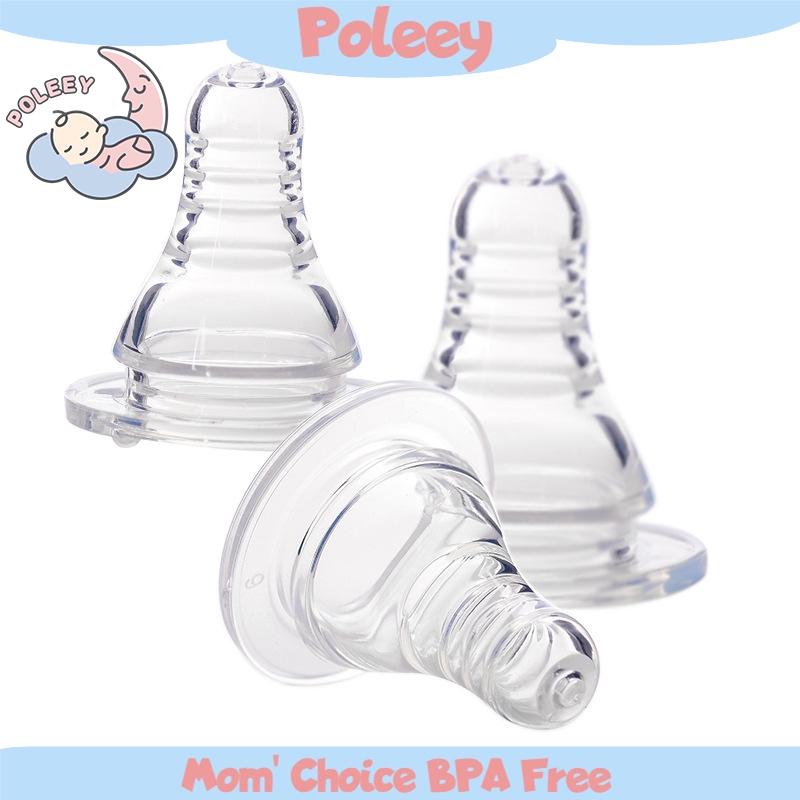 Poleey Dot Botol Susu Standar Bahan Silikon