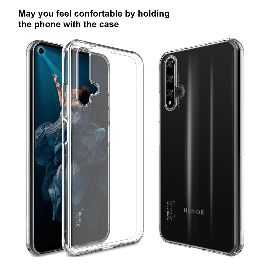 Soft Case Silikon TPU Bening Transparan untuk Huawei Nova 5T 3i 4E y9 Prime 2019 p30 P20 Pro Lite