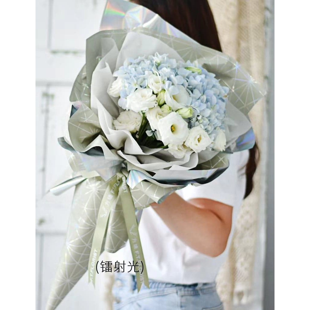 Flower Wrapping Cellophane Paper Kertas Bouquet Buket Bunga / Kertas Kado KB6008