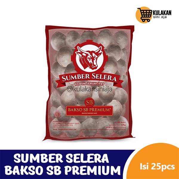 

Sumber Selera Premium Bakso SB Isi 25 Pcs
