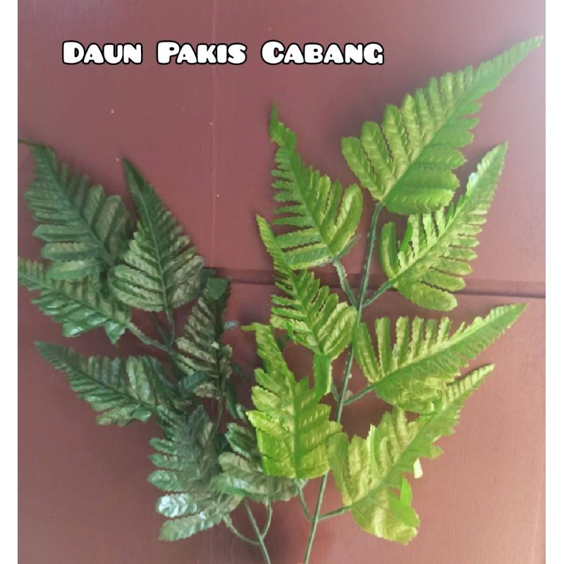 Daun Pakis Imitasi Artificial Daun Pakis Hijau Plastik Daun Pakis Artificial