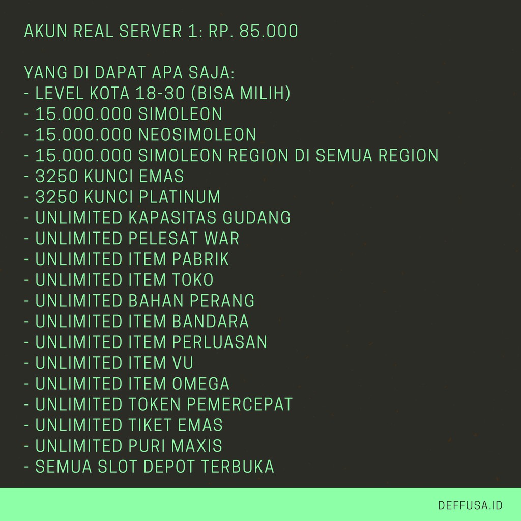 Reupload Akun Simcity Buildit Real Server Murah Shopee Indonesia