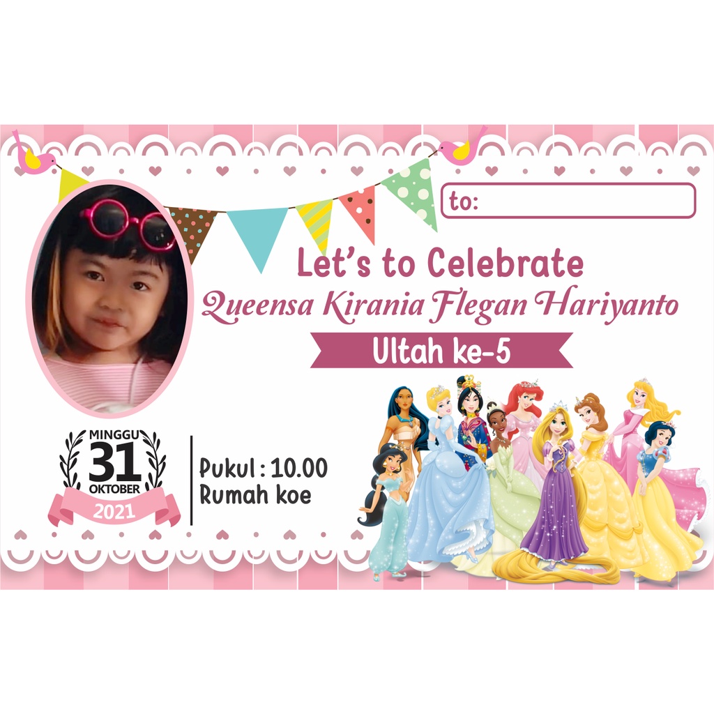 

Kartu Undangan Ulang Tahun Happy Birthday