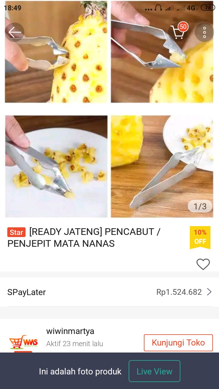 [ready Jateng] Pencabut / Penjepit Mata Nanas