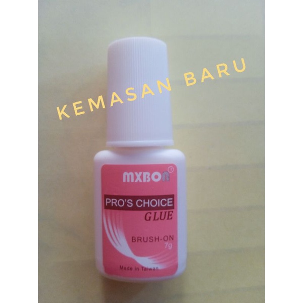 Mxbon glue 7gr/Nail Arts Glue dengan kuas/Lem Kuku Palsu/Lem Dekorasi Nail Arts