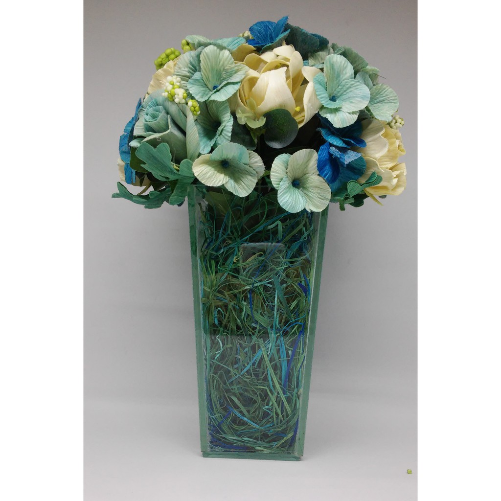 bunga artificial/dekorasi/pot tinggi M