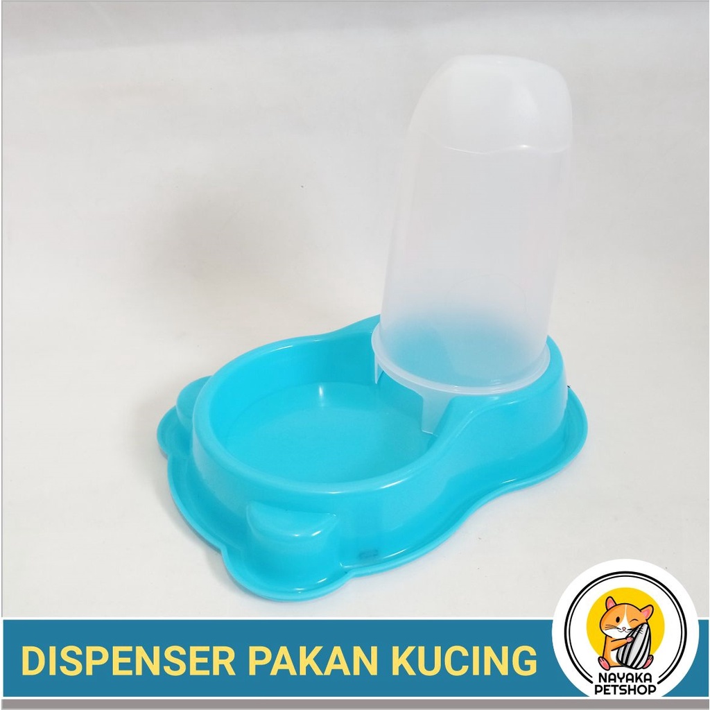 Dispenser Pakan Kucing Otomatis Kapasitas 700 gr Anti Semut Pet Bowl Feeder Kelinci Musang