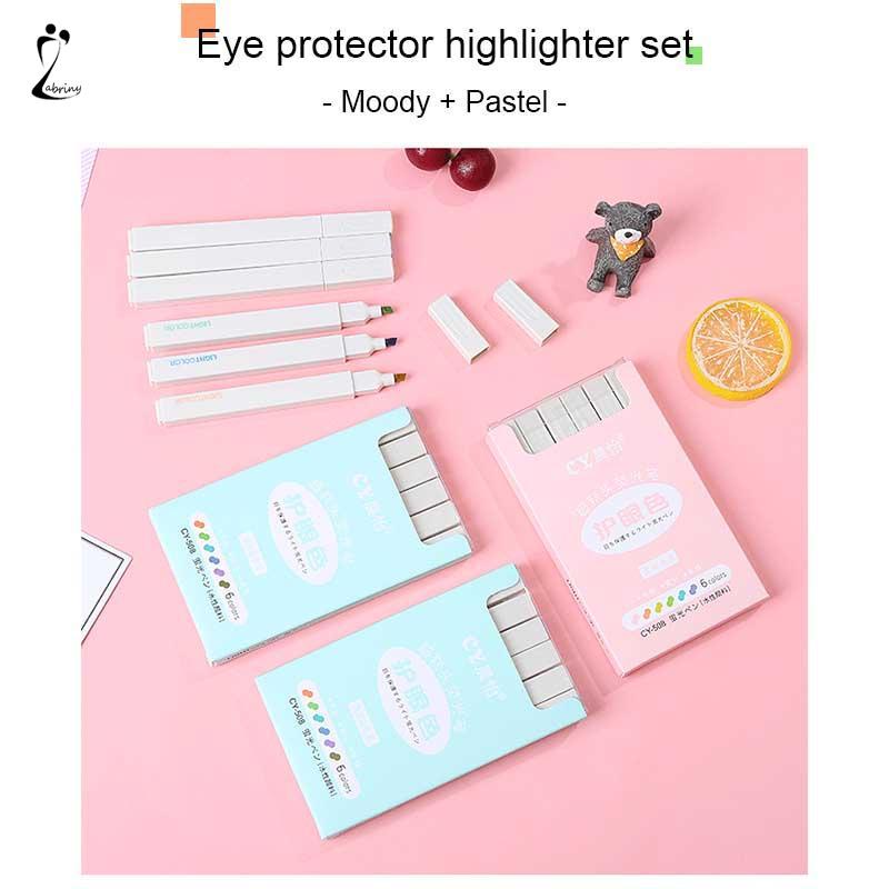 

COD multicolor pena stabilo siswa 6PCS/set Stabilo / highlighter pastel 6 colors warna Z