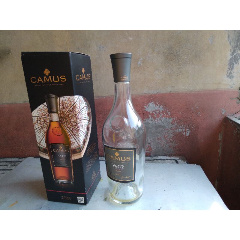 BOTOL BEKAS MINUMAN IMPORT CAMUS VSOP