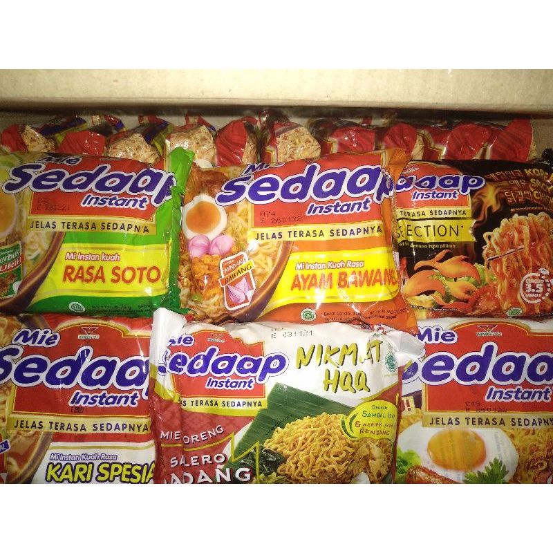 

MIE INSTAN SEDAP GORENG/KUAH ANEKA RASA