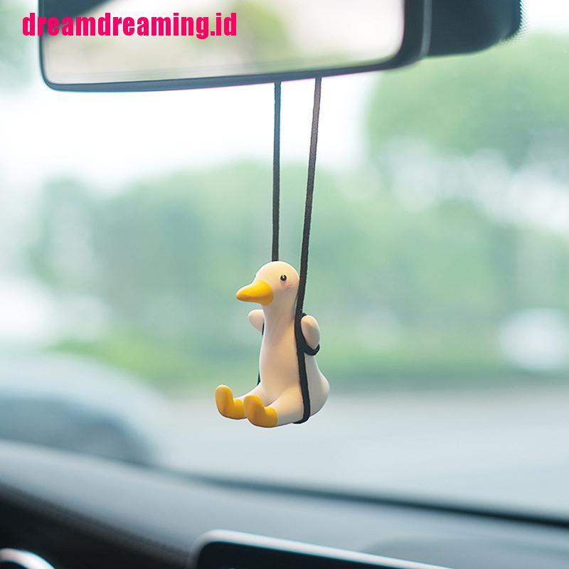 (dreamdreaming.id) Gantungan Bebek Kecil Lucu Untuk Dekorasi Kaca Spion Mobil