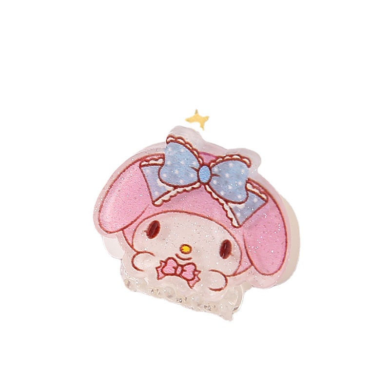 Jepit Rambut Bahan Akrilik Motif Kartun Sanrio Cinnamon Dog Untuk Anak