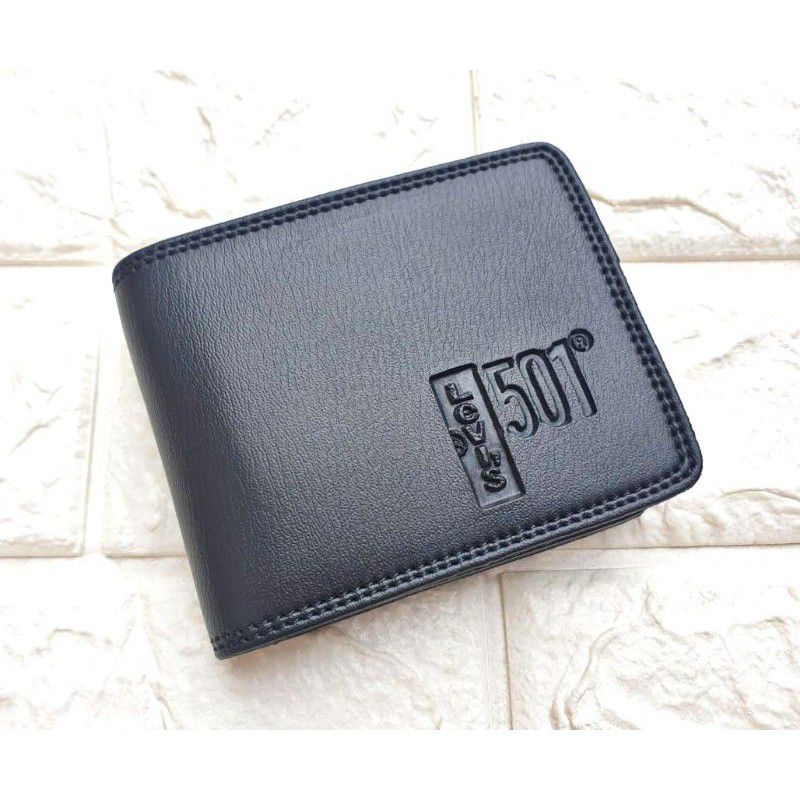 Dompet pria bahan kulit sintetis