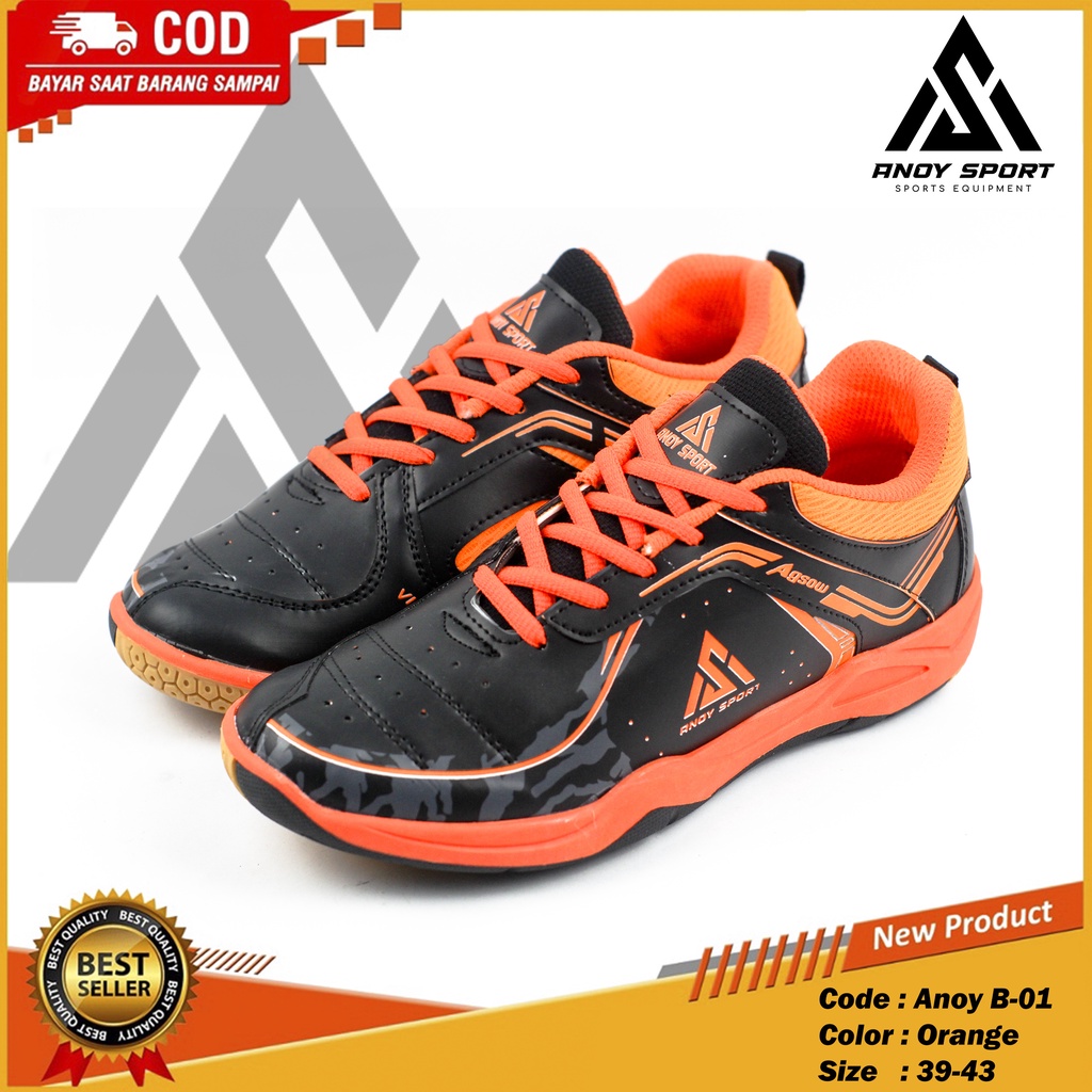 Sepatu Badminton Anoy B-01 // Sepatu Bulu Tangkis // Sepatu Olahraga // Sepatu Voly