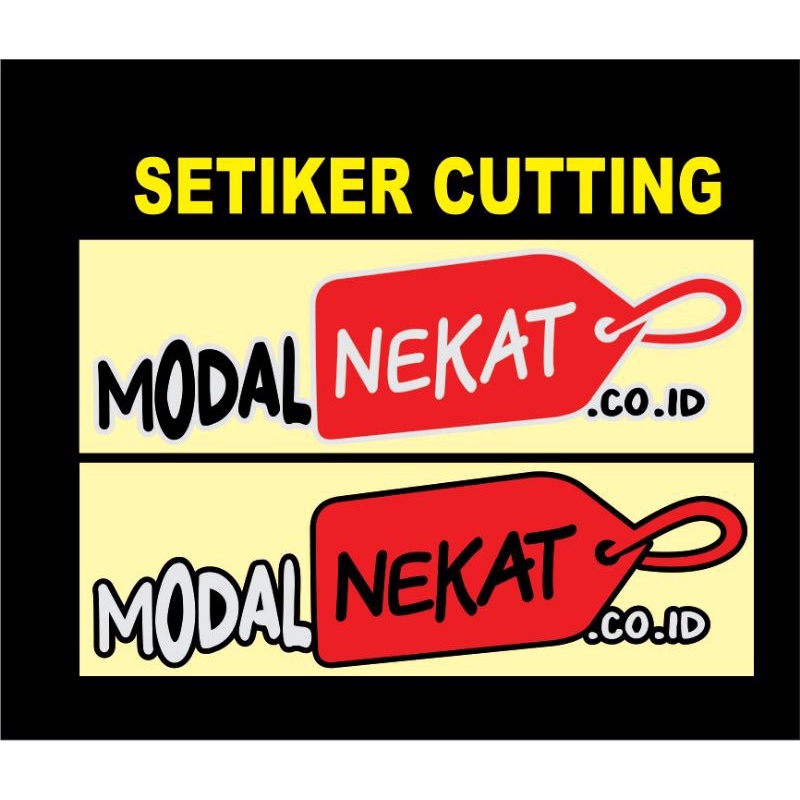 setiker cutting modal nekat