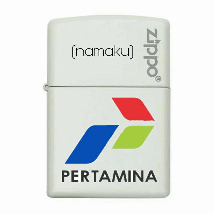 Korek Api Zippo Matte White Logo Pertamina Promo Hari Ini Shopee Indonesia