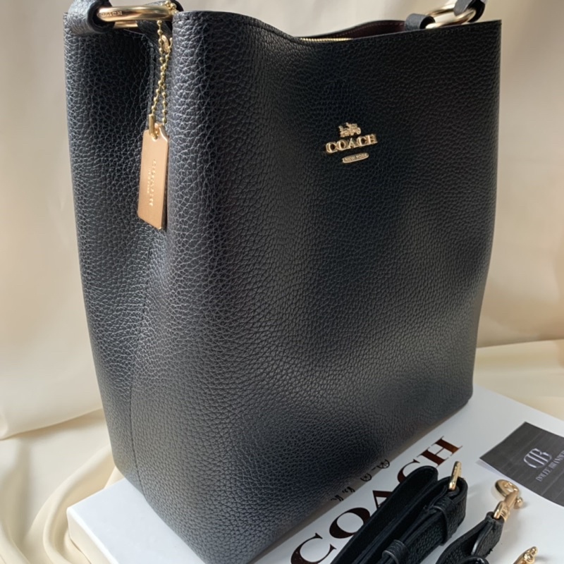 Coach Town Bucket Black(91122)