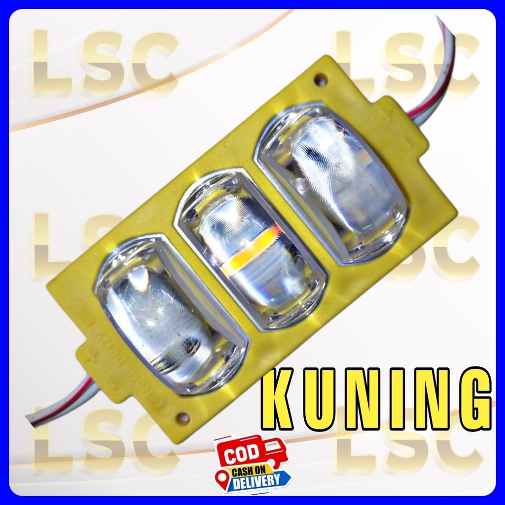 lampu led 3 mata injection 12volt variasi lampu kolong motor mobil