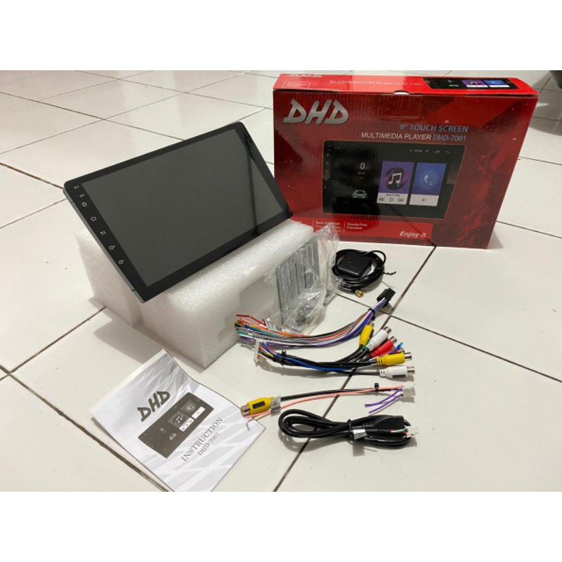 Head unit android  double din 2 din android DHD mirrorlink ukuran 9 inch murah