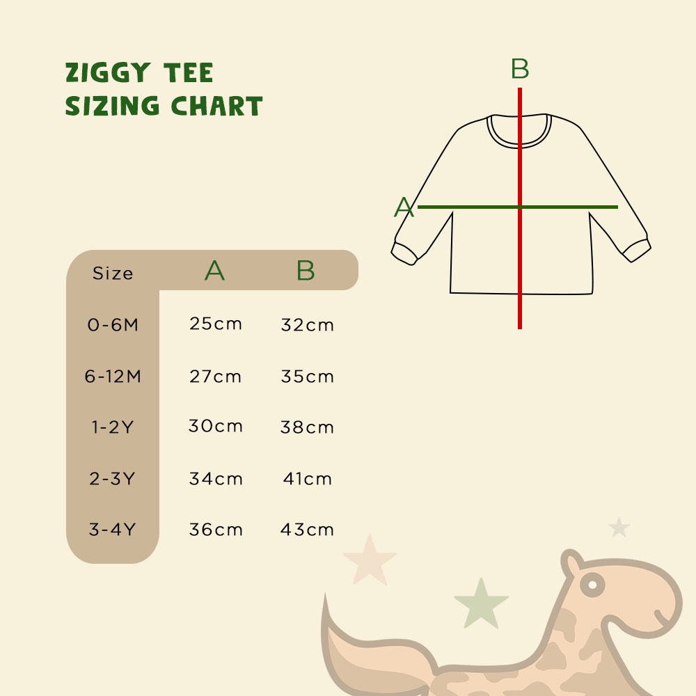 KAOS LENGAN PANJANG BAYI DAN ANAK PUER'S ZIGGY DOLL SERIES WHITE