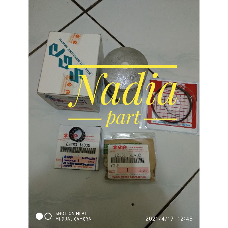 piston kit satria 2 tak original suzuki