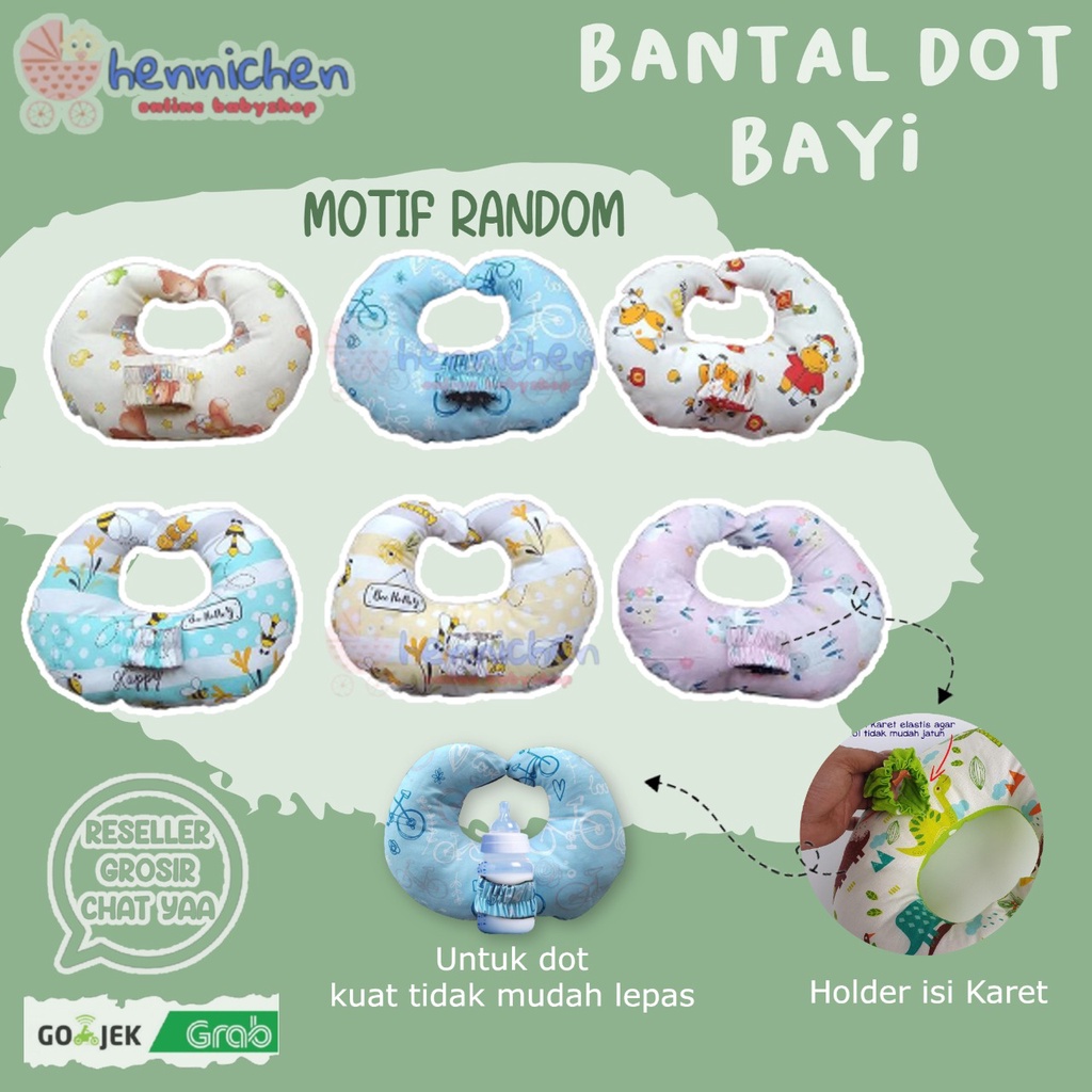 MOTIF RANDOM BANTAL BAYI BANTAL DOT BAYI BOTTLE HOLDER PENYANGGA DOT BAYI ANTI PEGAL