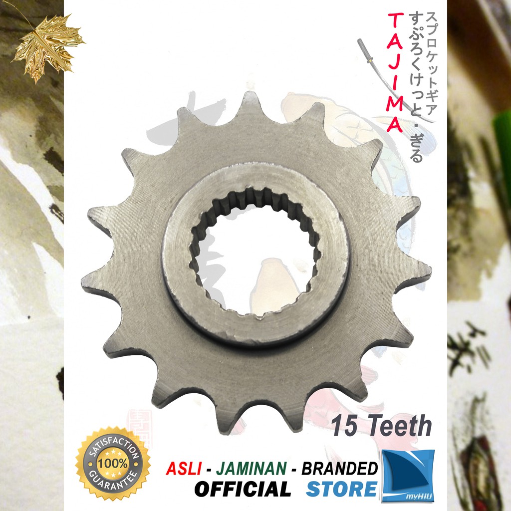 Gigi Tarik 428-15T YAMAHA Scorpio / Z Gir Depan - Front Sprocket Gear TAJIMA