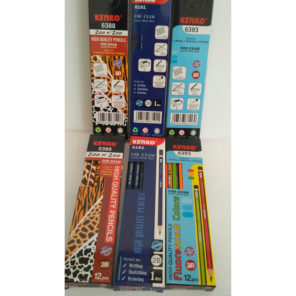 

Pensil Karakter 2B KENKO