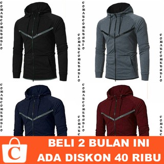 66 Koleksi Model Jaket Dua Garis Biru Terbaru