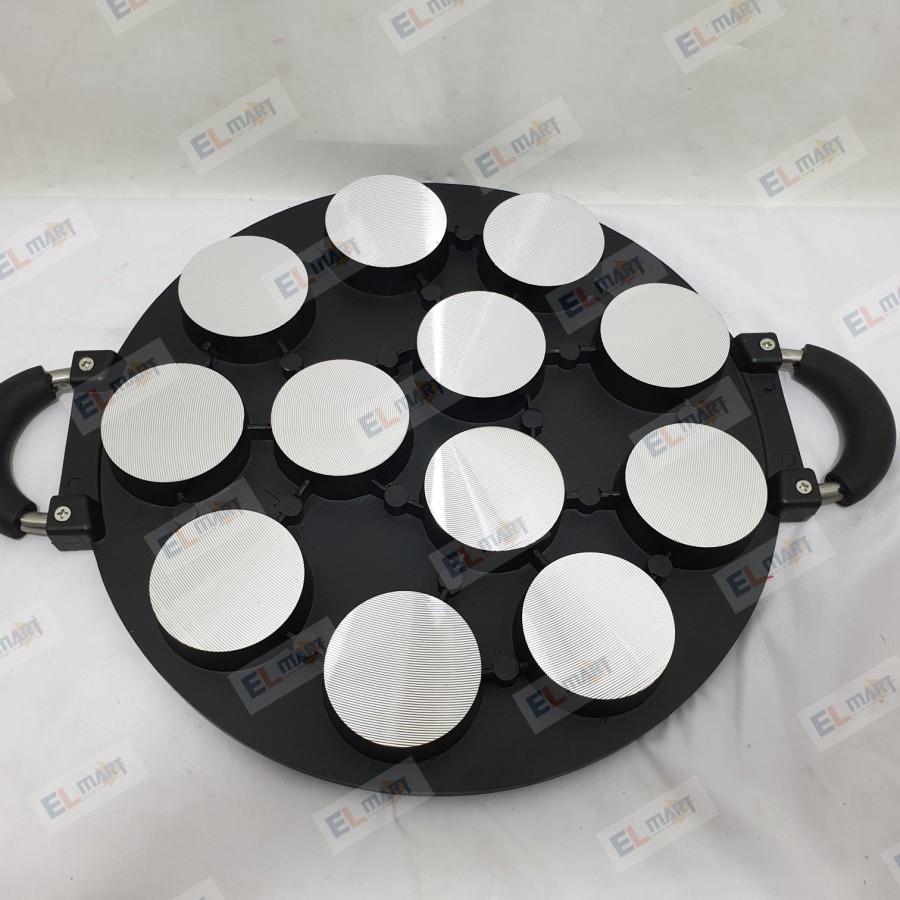 Snack Maker Premium Cetakan Loyang Kue 12 Lubang Datar Bahan Tebal aluminium ORIGINAL