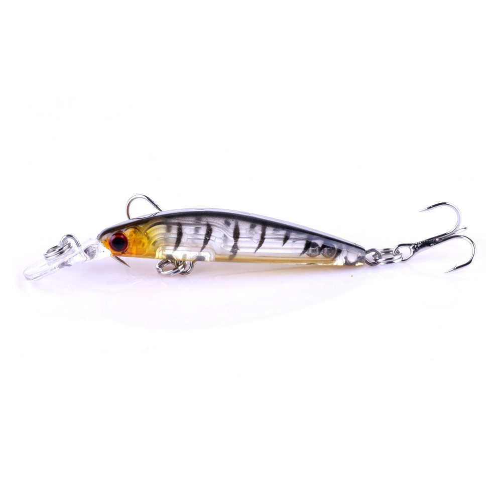 HENGJIA 8pcs 7cm/4g Minnow Umpan Pancing Swimbait Fishing Lure Ikan Bass Kail Bait Topwater Tackle