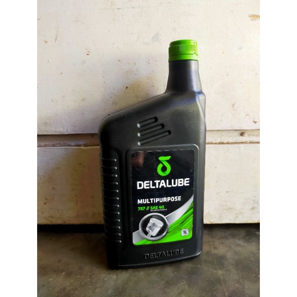 Oli Mesin DELTALUBE Hijau Kode 757 // SAE 40 1 Liter / Oli Deltalube SAE 40 1 Liter / Oli Motor Bagu