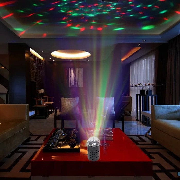 Lampu Disco LED Crystal Magic Ball Lampu KTV Bar Multi Color