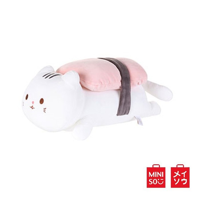 Miniso Offical Sushi cat plush toy boneka lucu anak toys