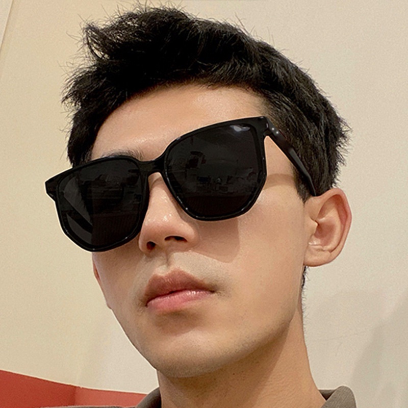 Fashion Polygon Frame Kacamata Hitam Personality Shade Beach Sunglasses Women Men