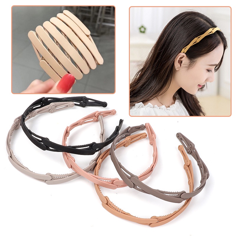 JOS0060 Bando Lipat Fashion Korea Style Bandana Rambut Magic Folded Hairband