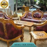 kursi tamu ganesha jati, kursi tamu ganesha ukir, mebel jepara, furniture