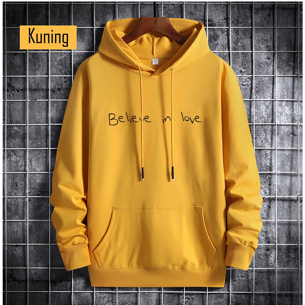 Sweater Hodie Pria Distro Flece Tebal Sweatshirt Hoodie Original Kachios Cream BEST - SELLER