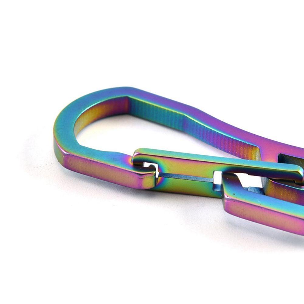 Suyo Climbing Carabiner High quality Titanium Plating Alat Luar Ruangan Gantungan Kunci Hook