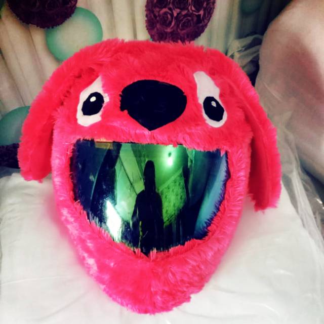 Cover Helm full face karakter elmo