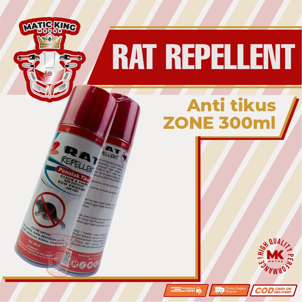 Pengusir Tikus RAT REPELLENT penolak Tikus Anti tikus ZONE 300ml