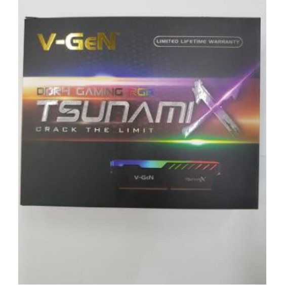 RAM DDR4 V-GeN TSUNAMI X 16GB 3600MHz CL18 (2X8GB) RGB-V GAMING VGEN