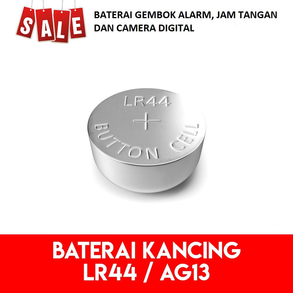 Baterai LR44 Kancing