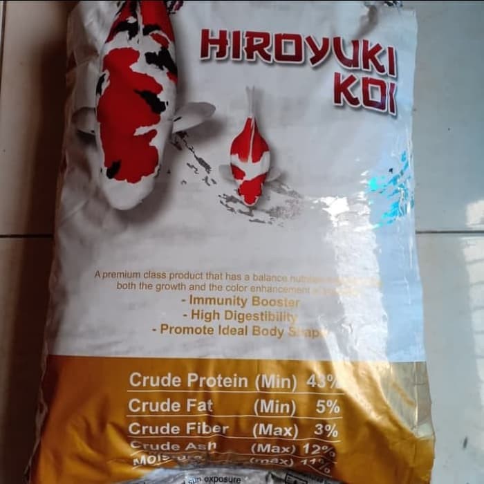 Pakan Ikan Koi Premium Hiroyuki 5kg Hi High Growth &amp; Color Colour 5 kg